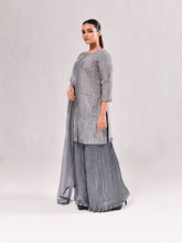 Mirror Cutdana Pearl Sharara Suit Set